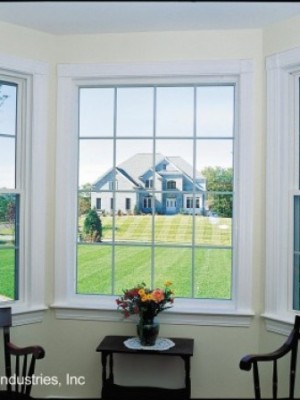 Picture Window with Double Hung Flankers
